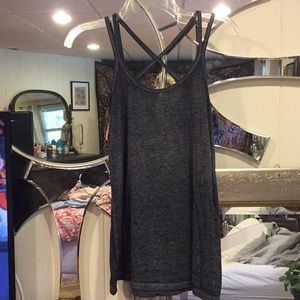 Dark gray tank top